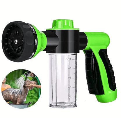 Pet Dog Wash Outdoor, High-Pressure Pet Shower Sprayer Dog Shower Brush And Pet Grooming Comb For Watering Flowers, Car Washing, Pet Bathing - Goofytail
