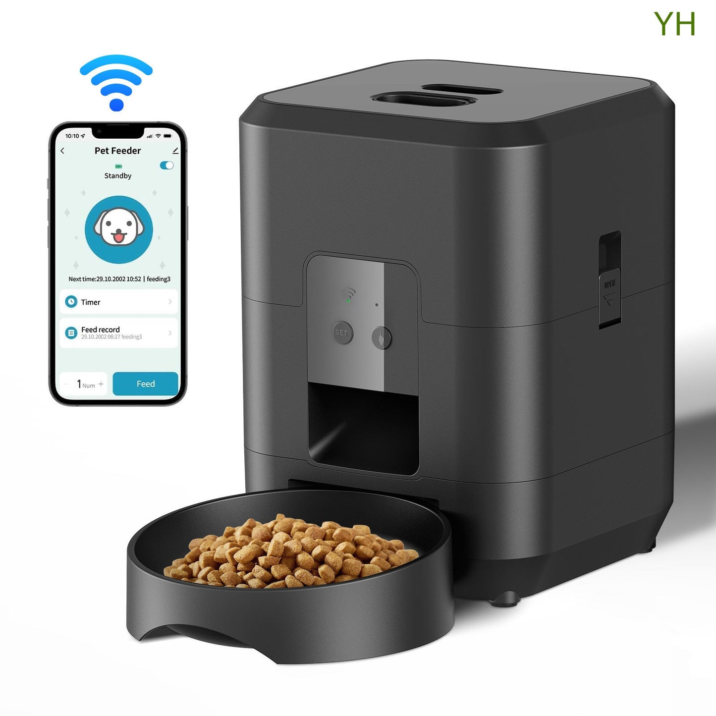 Pet Intelligent Timing Quantitative Remote Automatic Pet Feeder - Goofytail