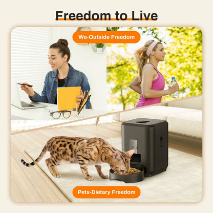 Pet Intelligent Timing Quantitative Remote Automatic Pet Feeder - Goofytail