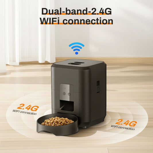 Pet Intelligent Timing Quantitative Remote Automatic Pet Feeder - Goofytail