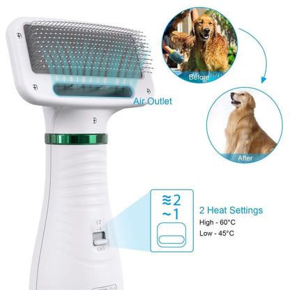 Portable 2 In 1 Dog Hair Dryer - Goofytail
