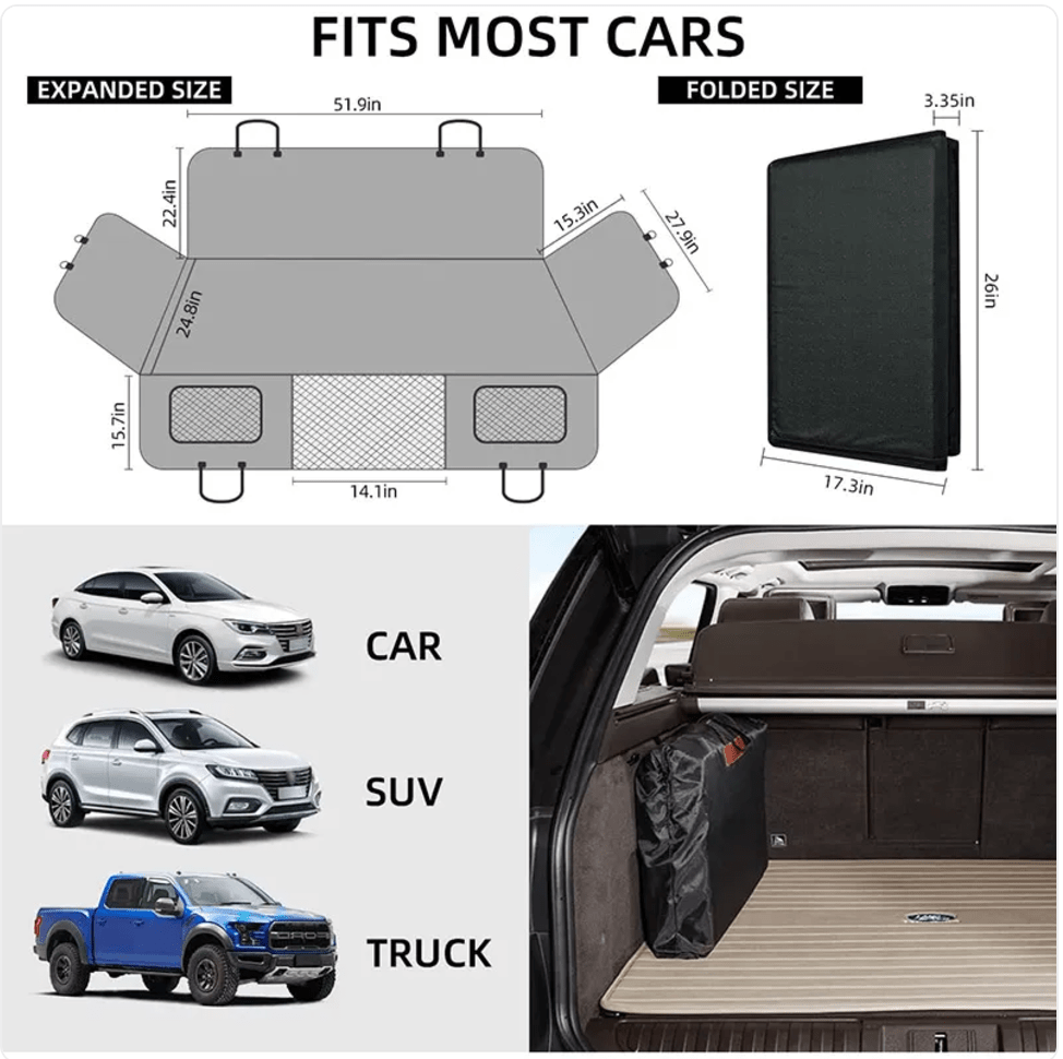 Waterproof Car Seat Bed - Goofytail
